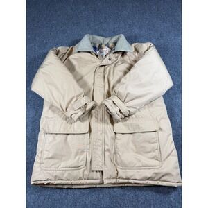 Vintage WearGuard Jacket Mens XL Work Field Plaid Lined Utility Coat Soft Shell